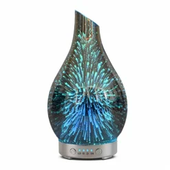 SensaHome Glazen 3D Aroma Diffuser Nachtlamp Luchtbevochtiger met LED Verlichting