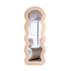 SensaHome Wavy Gestoffeerde Staande Spiegel