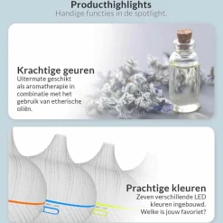 SensaHome ZEN300 Aroma Diffuser Inclusief 3 Flesjes Etherische Oliën