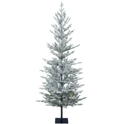 Snowy Jersey verlichte kunstkerstboom