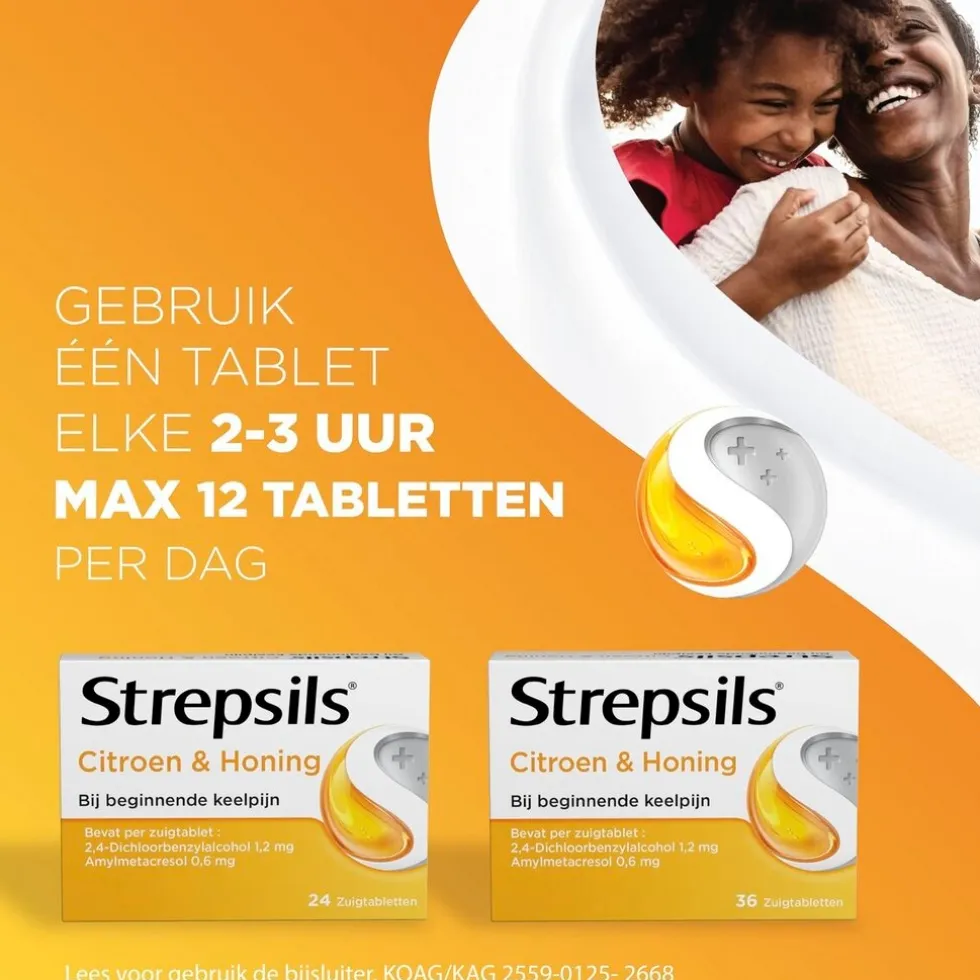 Strepsils Citroen & Honing Zuigtabletten