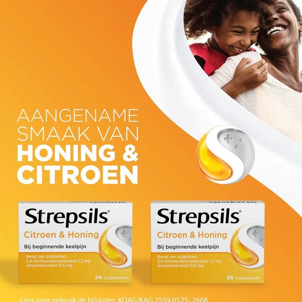 Strepsils Citroen & Honing Zuigtabletten
