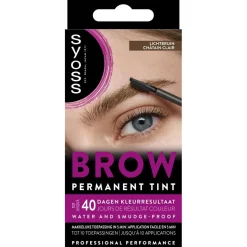 Syoss Brow Tint Lichtbruin Permanente Wenkbrauwverf