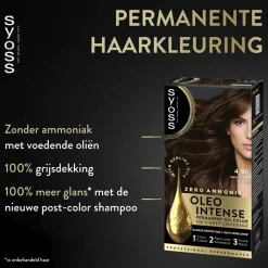 Syoss Oleo Intense 4-86 Fluweelbruin Haarkleuring