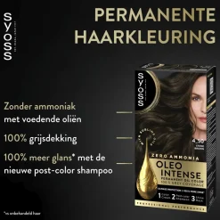 Syoss Oleo Intense 4-50 IJzig Bruin Haarkleuring