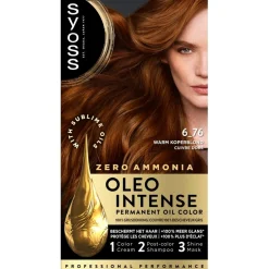 Syoss Oleo Intense 6-76 Warm Koperblond Haarkleuring