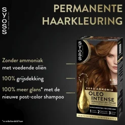 Syoss Oleo Intense 6-76 Warm Koperblond Haarkleuring
