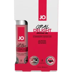 System JO Oral Delight Stimulerende Clitoris Gel Aardbei 30 ml