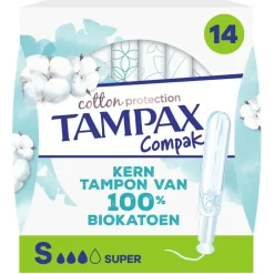 Tampax Compak Cotton Protection Super Tampons