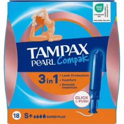 Tampax Compak Pearl Super Plus Tampons