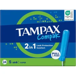 Tampax Compak Super Tampons met Inbrenghuls