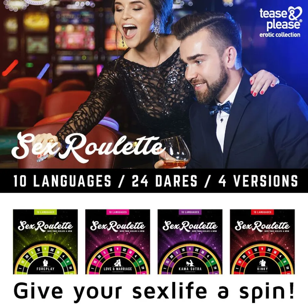 Tease & Plaease Sex Roulette Kamasutra Spel voor Koppels