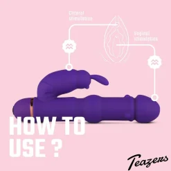 Teazers Siliconen Rabbit Vibrator