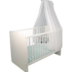 Tega Baby Wit Piekstok & Sluierstandaard met Klembevestiging