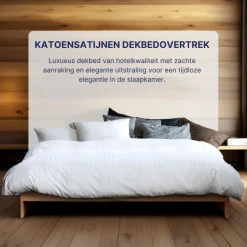 Ten Cate 100% Katoensatijnen Tweepersoons Dekbedovertrek