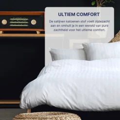 Ten Cate 100% Katoensatijnen Tweepersoons Dekbedovertrek