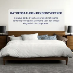 Ten Cate 100% Katoensatijnen Lits-Jumeaux Dekbedovertrek