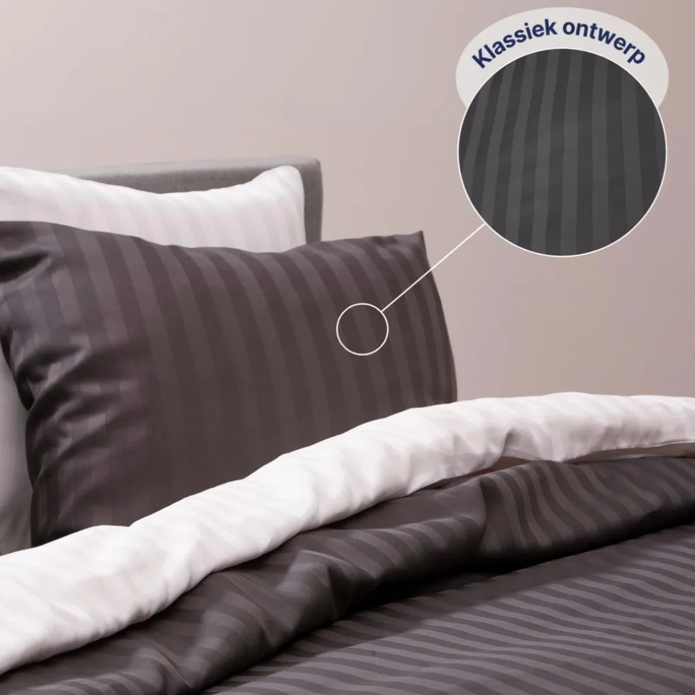 Ten Cate 100% Katoensatijnen Tweepersoons Dekbedovertrek