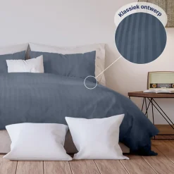 Ten Cate 100% Katoensatijnen Eenpersoons Dekbedovertrek