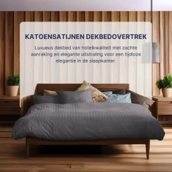 Ten Cate 100% Katoensatijnen Eenpersoons Dekbedovertrek