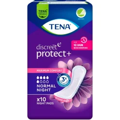 Tena Discreet Protect+ Normal Night Verbanden