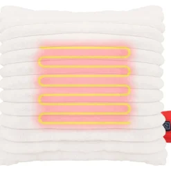 Villa Volance Ribfleece Verwarmd Sierkussen