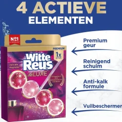 Witte Reus DeLuxe Delicate Magnolia Toiletblok