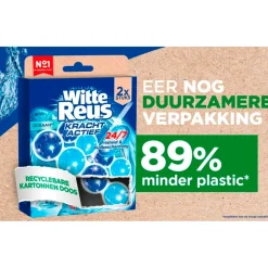 Witte Reus Kracht Actief Oceaan Toiletblok