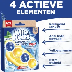 Witte Reus Kracht Actief Citrus Toiletblok