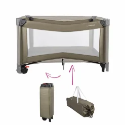 X Adventure Campingbedje / Reisbed Twist Groen Inclusief Transporttas