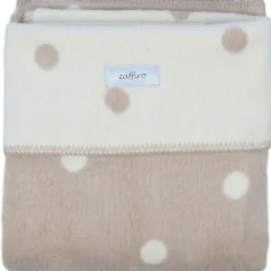 Zaffiro Ecru & Beige Gestipt 75 x 100 cm Wiegdeken