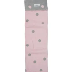 Zaffiro Grijs & Roze Gestipt 100 x 150 cm Ledikantdeken