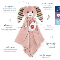 Zazu Becky het Konijn Heartbeat Knuffeldoekje