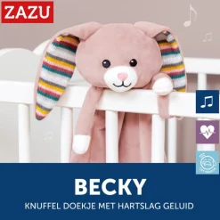 Zazu Becky het Konijn Heartbeat Knuffeldoekje