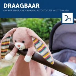 Zazu Becky het Konijn Heartbeat Knuffeldoekje