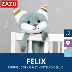 Zazu Felix de Vos Heartbeat Knuffeldoekje