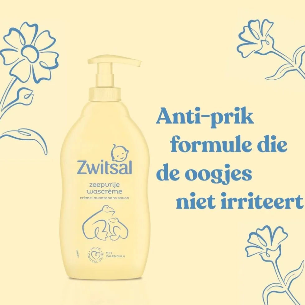 Zwitsal Zeepvrije Wascrème
