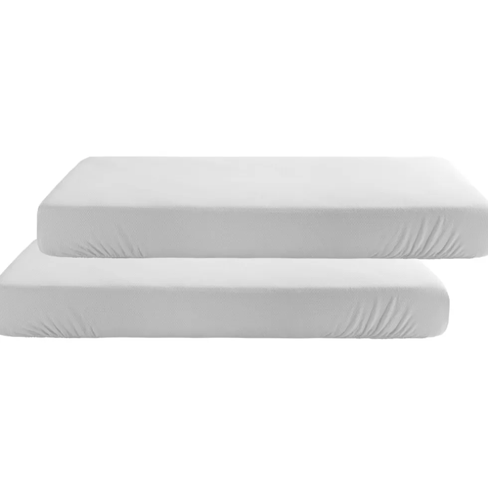 ZZZOO Airgosafe 60 x 120 cm Wit Ledikant Hoeslaken Duopack